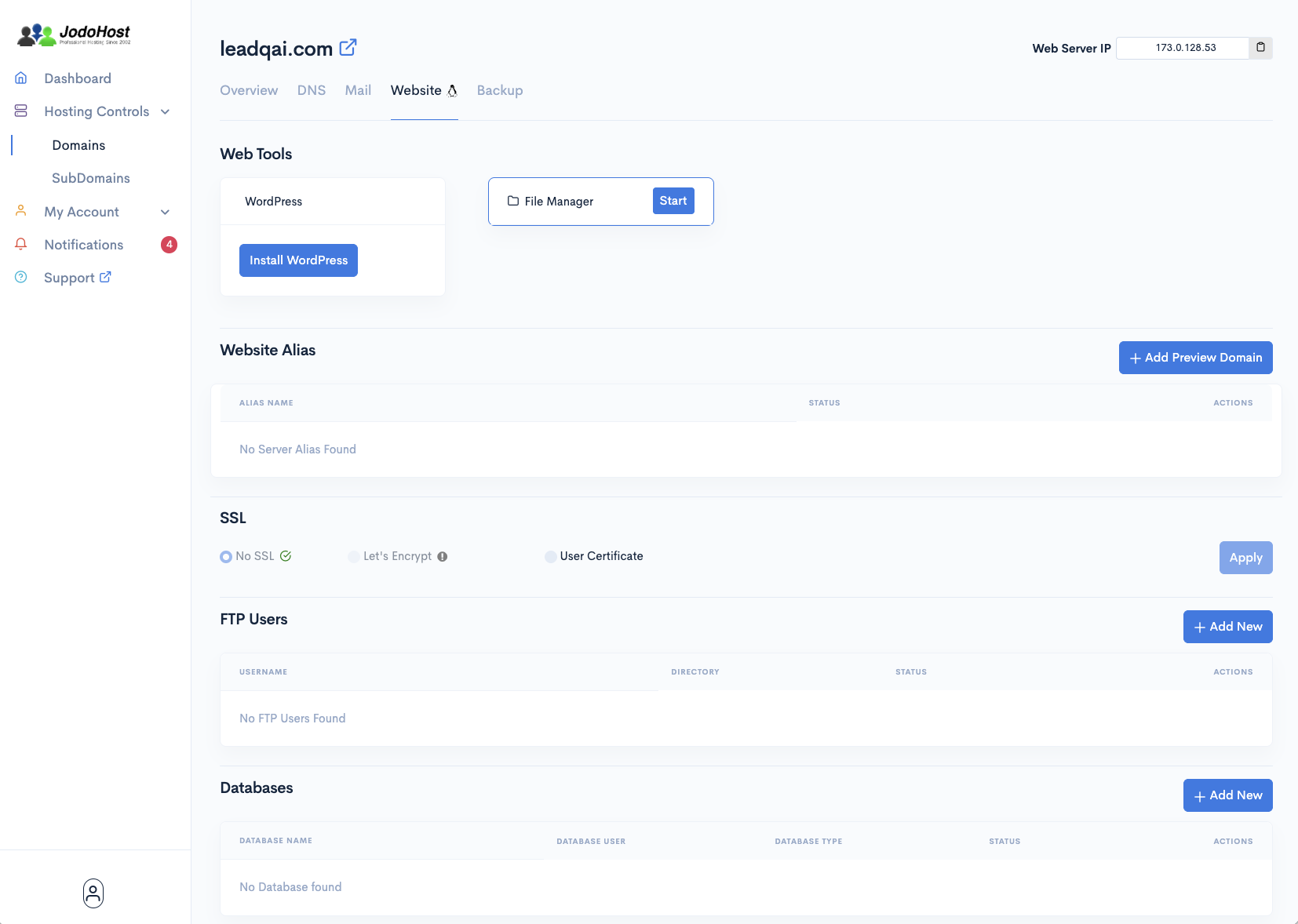 OPSPI Website Management